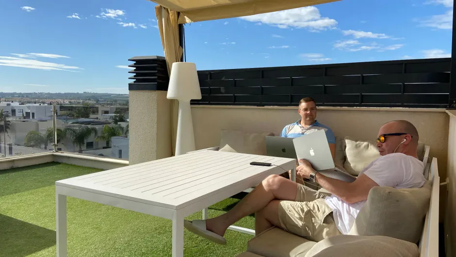 Patrick Partti ja Tero Puranen Espanjassa 2024